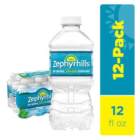 Water, Bottled, Zephyrhills Go Size Natural Spring Water | The Loaded ...