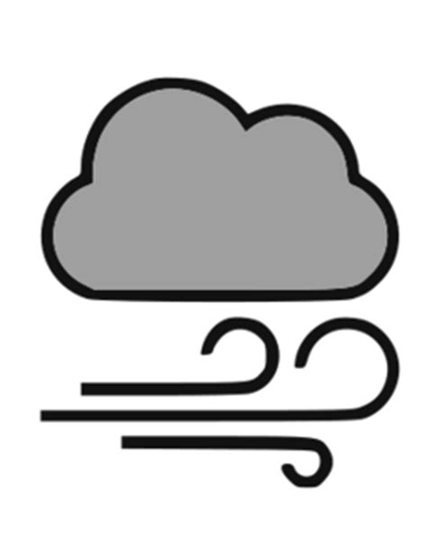 Windy Weather Symbol - ClipArt Best