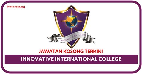 Jawatan Kosong Terkini Innovative International College • Jawatan Kosong Terkini