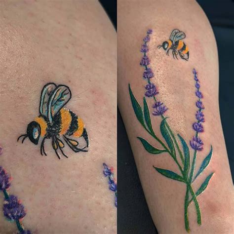 Cute Honey Bee Tattoo