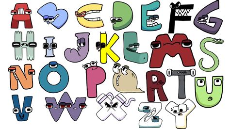 alphabet lore printable - Google Search | Moldes de letras bonitas, Moldes de letras, Estilos de ...