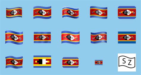 🇸🇿 Flag: Eswatini on Noto Emoji Font 16.0