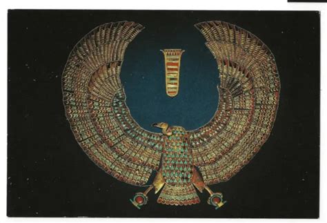 1990S FALCON PECTORAL Tutankhamun Treasures Egyptian Museum Cairo VTG ...