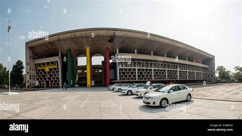 The High Court of Chandigarh designed by the architect Le Corbusier ...