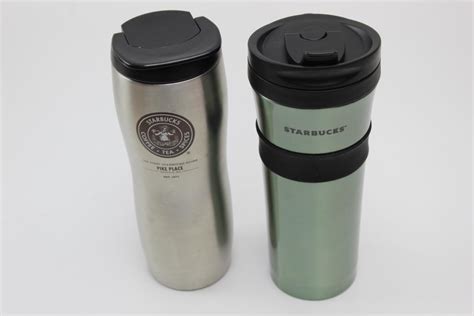 Starbucks Coffee Brand Travel Mugs, 2 Pieces | Property Room