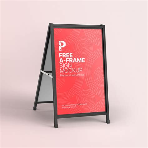 Free A-Frame Sign Mockup » CSS Author