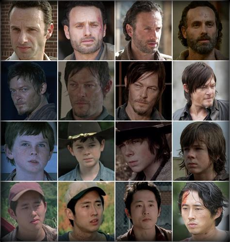 The Walking Dead - Progression of Characters : thewalkingdead