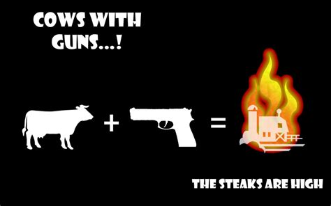 Cows with guns by Warrer on DeviantArt