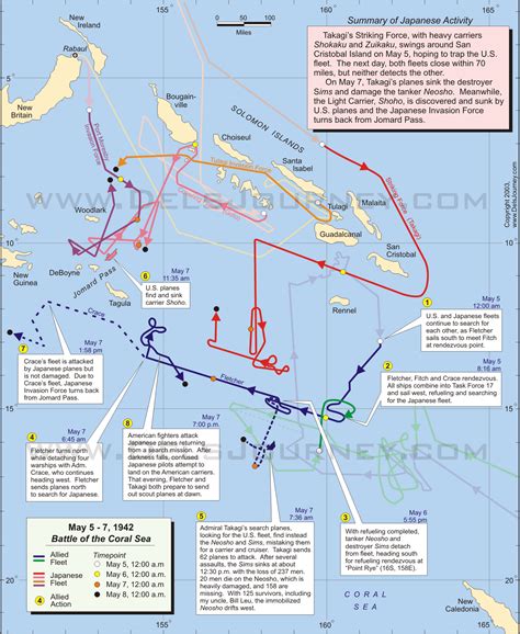 Battle of the Coral Sea | History Infographics | Wwii maps, Wwii history, Battle