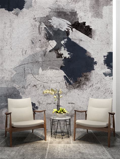 Abstract Painting Wallpaper Mural | Designer Wallpaper | Accent Wall