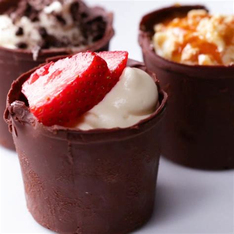 Chocolate Cheesecake Pudding Cups Recipe by Tasty | Recipe | Pudding cup recipes, Desserts ...