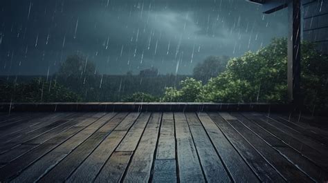 Premium Photo | Summer rainy background Illustration AI GenerativexA