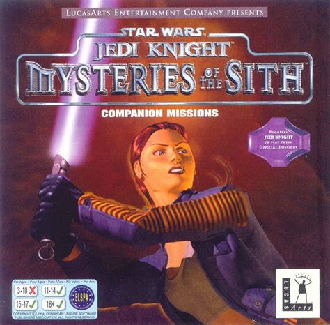 Star Wars: Jedi Knight - Mysteries of the Sith (1998) Windows box cover ...