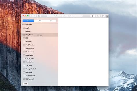 How to use bookmark folders in Safari