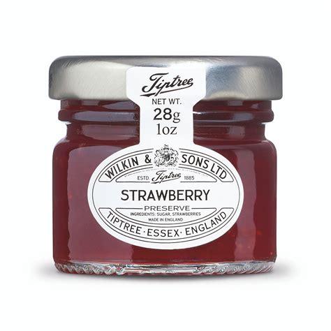 TIPTREE - STRAWBERRY JAM MINIS - 72 x 28g - Infusions Limited