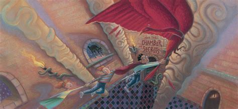 Harry Potter Chamber of Secrets Mary GrandPre SIGNED Bookcover Giclee ...