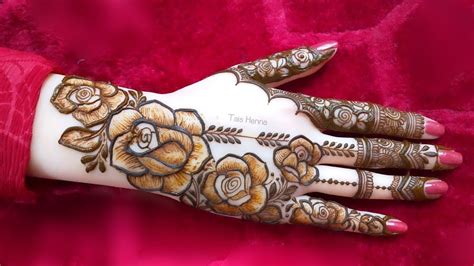 Beautiful Stylish Floral Mehndi Designs | Latest Floral Henna Design ...