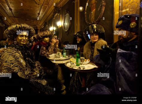 Cafe Florian Interior, Venice Carnival 2012, Venice, Italy Stock Photo - Alamy