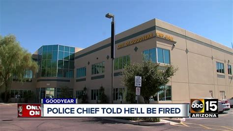 Goodyear Police Chief has been fired amid investigation