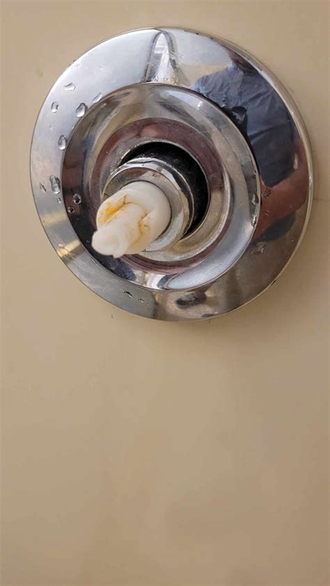 Shower Handle Loose - unable to turn. Replace Valve Stem? : Plumbing