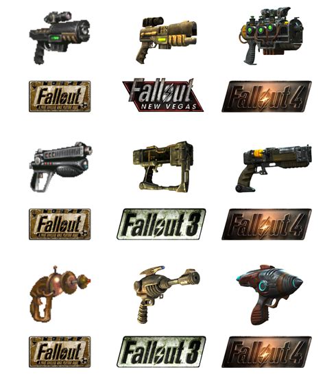 The Vault - Fallout Wiki • askwrathreview: Fallout weapons evolution ...