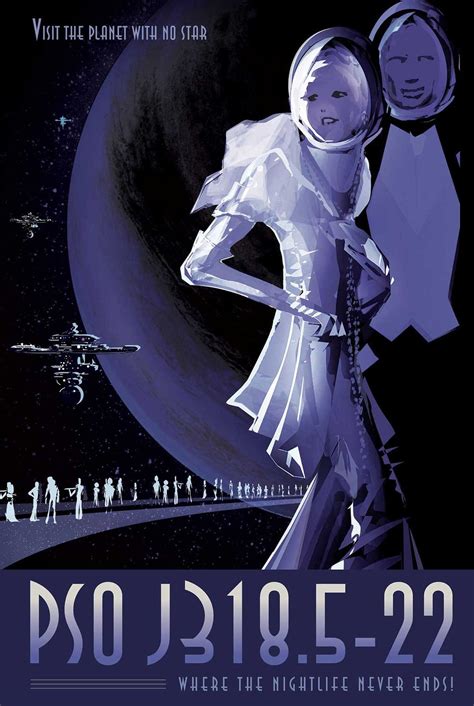 PSO J318.5-22 - JPL Travel Poster | NASA Jet Propulsion Laboratory (JPL)