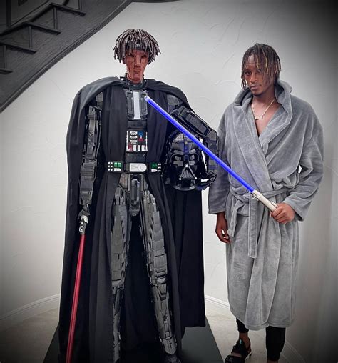 NBA star Myles Turner gets a 100,000-piece LEGO Darth Vader statue of ...