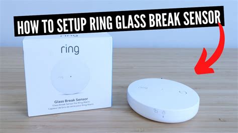 How To Set Up Ring Alarm Glass Break Sensor - YouTube