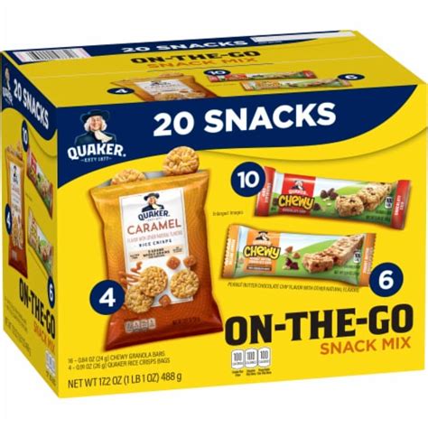 Quaker Snack Mix Variety Pack, 20 pc / 17.2 oz - Ralphs