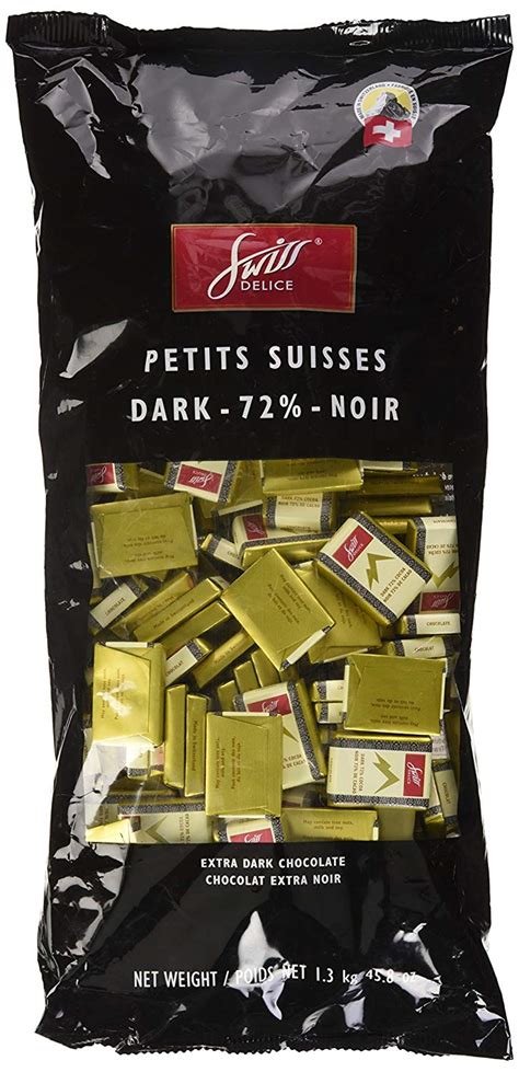 Swiss Delice Petits Suisses - Extra Dark Chocolate 72% | Servomax Inc.