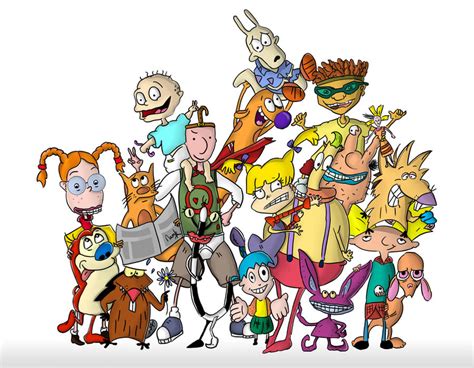 Nicktoons of the 90's by namehmakki on DeviantArt