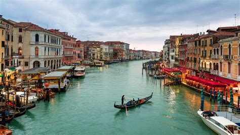 Fondos de pantalla Italia, Venecia, Gran Canal, barcos, casas, mar ...