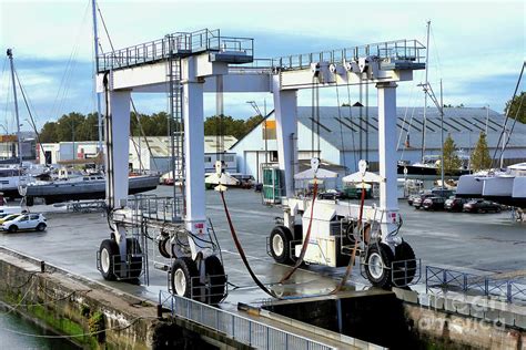 Boat Hoist Photograph by Stephen Farhall - Fine Art America