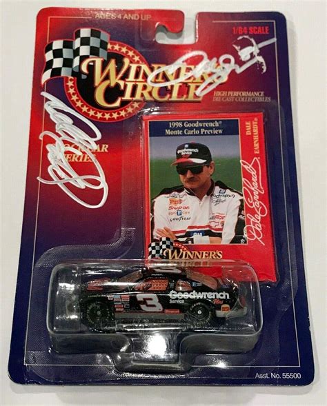 Dale Earnhardt Sr & Dale Earnhardt Jr Dual Signed 1/64 GM NASCAR ...