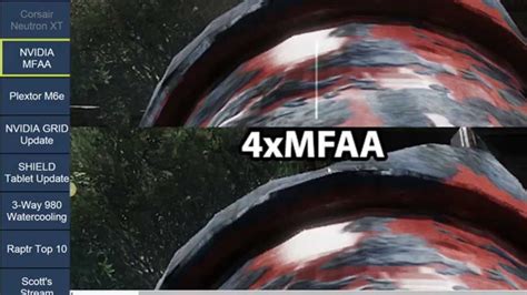 NVIDIA Multi-Frame Sampled Anti-Aliasing (MFAA) Tested on GTX 980 - YouTube