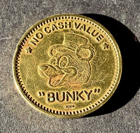 Very Rare Central Park Funland bunky Arcade Token Fredericksburg Virginia Obsolete - Etsy