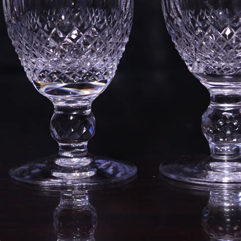 Antiques Atlas - Waterford Crystal Colleen Pattern Pair Port Glass ...