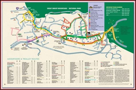 Downtown Gatlinburg Map Printable