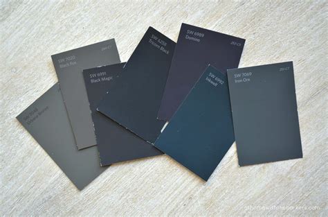 Best Black Paint Colors by Sherwin Williams - At Home With The Barkers