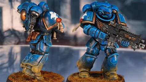 Speed painting Ultramarines - YouTube