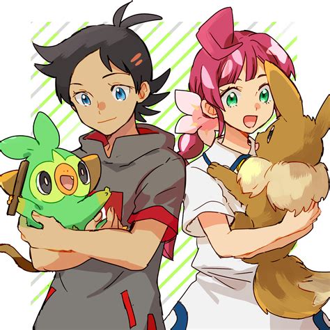 Goh and Chloe caring for their pokemon : r/Vermilionshipping