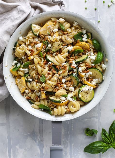 20 Minute Summer Squash Pasta with Brown Butter & Goat Cheese. | Recipe ...