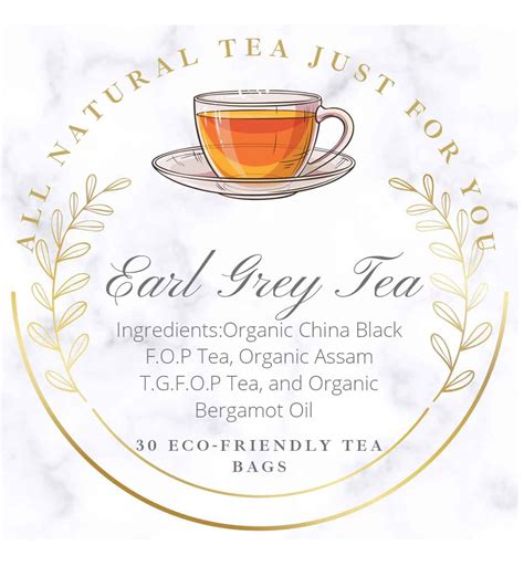 Earl Grey Tea Bags - Classic BLK Co