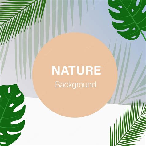 Premium Vector | Nature background post