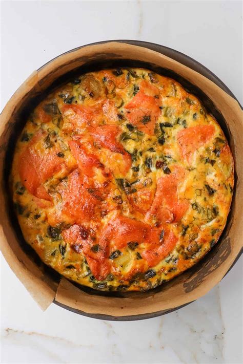 Crustless Salmon & Spinach Quiche – Goodness Avenue