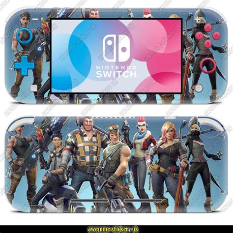 Nintendo Switch LITE skins 201 - FORTNITE - Awesome Stickers UK