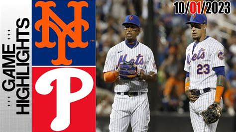 New York Mets vs Philadelphia Phillies GAME HIGHLIGHTS [TODAY] October ...