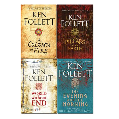 Kingsbridge Novels Collection 4 Books Set By Ken Follett (The Evening ...