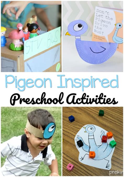 Pigeon Activities for Preschoolers - Pre-K Pages | Preschool activities, Mo willems activity ...