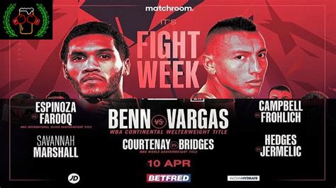 Matchroom: Conor Benn vs Samuel Vargas : r/Boxing